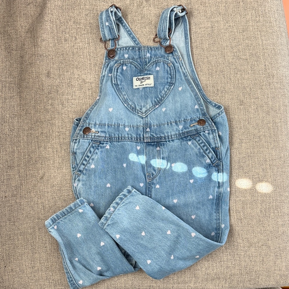 OshKosh B'gosh Blue Heart Overalls